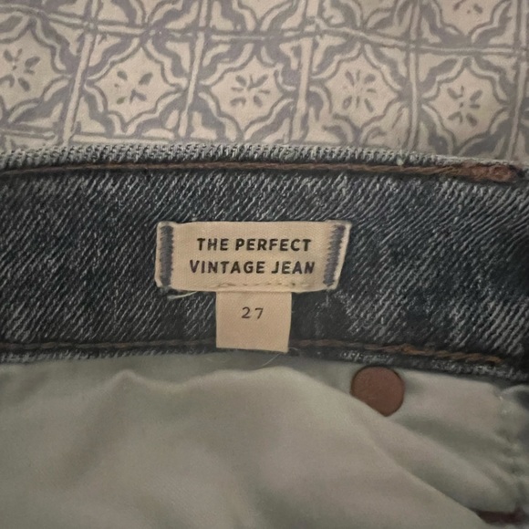 Madewell perfect vintage high rise jean - Picture 6 of 6